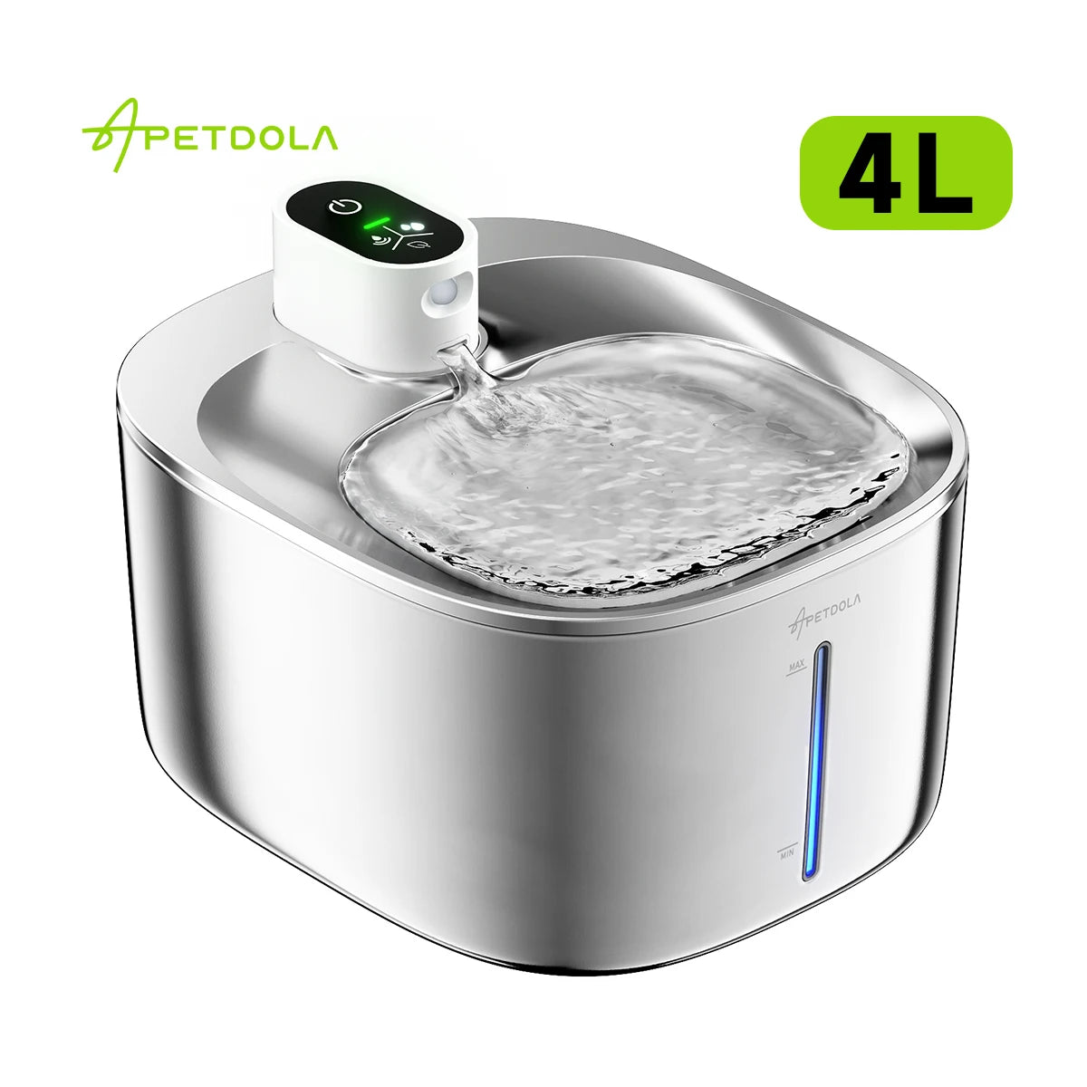 Wireless Cat Water Fountain 4L – Auto Sensor, Silent & Cordless