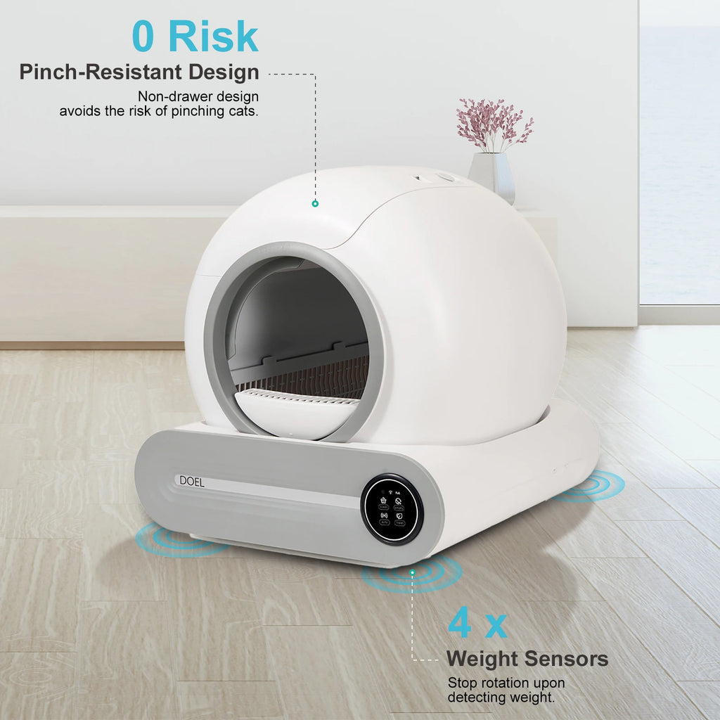 Self-Cleaning Cat Litter Box – Automatic & Smart Odor Control