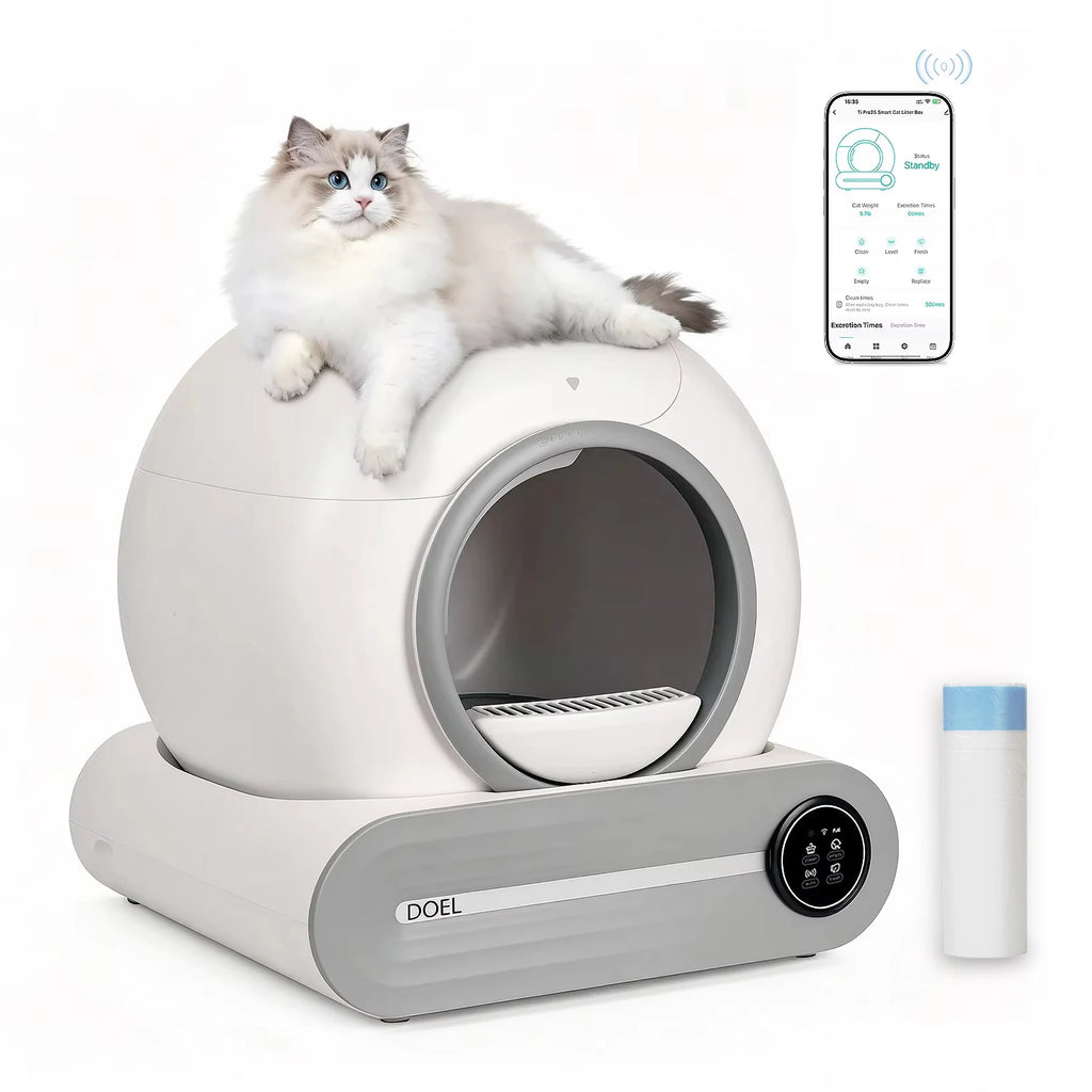 Self-Cleaning Cat Litter Box – Automatic & Smart Odor Control