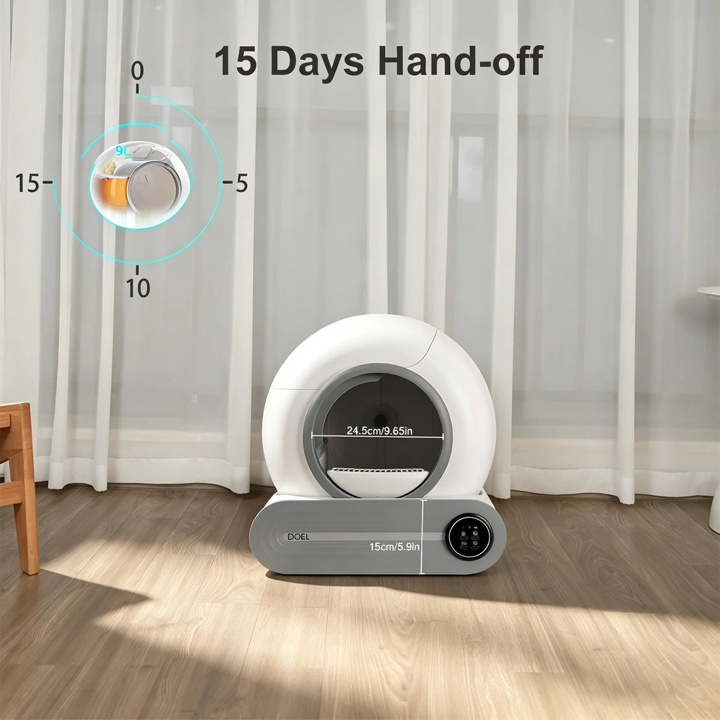 Self-Cleaning Cat Litter Box – Automatic & Smart Odor Control